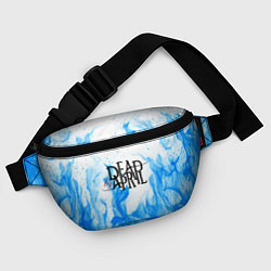Поясная сумка Dead by april fire blue, цвет: 3D-принт — фото 2
