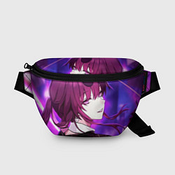 Поясная сумка Honkai Star Rail Kafka violet light, цвет: 3D-принт
