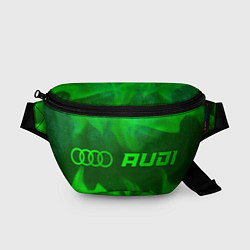 Поясная сумка Audi - green gradient по-горизонтали, цвет: 3D-принт