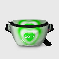 Поясная сумка Got7 сердце, цвет: 3D-принт