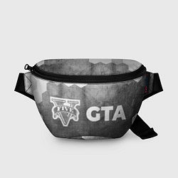 Поясная сумка GTA - grey gradient по-горизонтали, цвет: 3D-принт