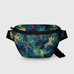 Поясная сумка Армейский камуфляж зеленый
