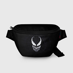 Поясная сумка Venom face - logo, цвет: 3D-принт