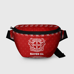 Поясная сумка Новогодний Bayer 04 с оленями, цвет: 3D-принт