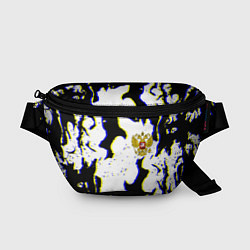 Поясная сумка Россия герб глитч, цвет: 3D-принт