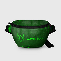 Поясная сумка Watch Dogs - green gradient по-горизонтали, цвет: 3D-принт