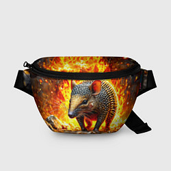 Поясная сумка Броненосец в огне, цвет: 3D-принт