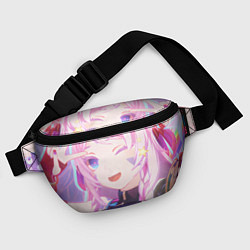 Поясная сумка Genshin Impact Ситлали подмигивает, цвет: 3D-принт — фото 2