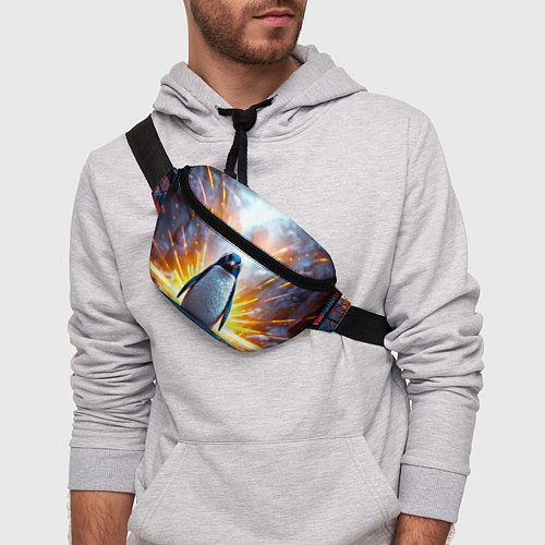 Поясная сумка Эпичный пингвин / 3D-принт – фото 3