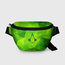 Поясная сумка Assassins Creed green poly, цвет: 3D-принт