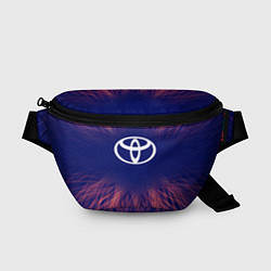Поясная сумка Toyota red energy, цвет: 3D-принт