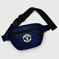 Поясная сумка Manchester United blue energy, цвет: 3D-принт — фото 2