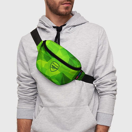 Поясная сумка Arsenal green poly / 3D-принт – фото 3