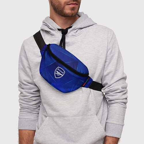 Поясная сумка Arsenal blue poly / 3D-принт – фото 3