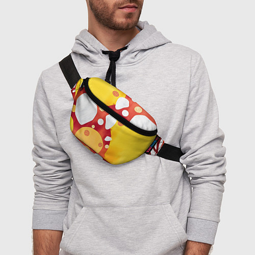 Поясная сумка Теплая африканская абстракция / 3D-принт – фото 3