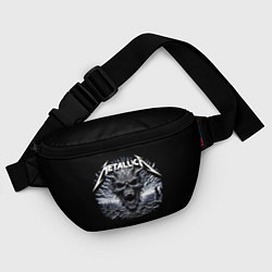 Поясная сумка Metallica - horned skull, цвет: 3D-принт — фото 2