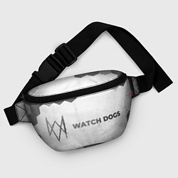 Поясная сумка Watch Dogs - white gradient по-горизонтали, цвет: 3D-принт — фото 2