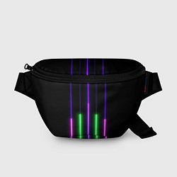 Поясная сумка Color Purple green pink