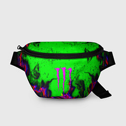 Поясная сумка Monster Energy flame, цвет: 3D-принт