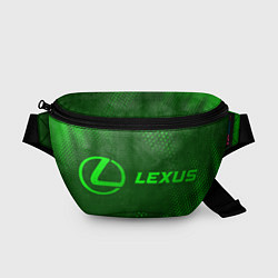 Поясная сумка Lexus - green gradient по-горизонтали, цвет: 3D-принт