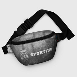 Поясная сумка Sporting - grey gradient по-горизонтали, цвет: 3D-принт — фото 2