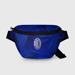 Поясная сумка AC Milan blue poly, цвет: 3D-принт