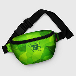 Поясная сумка GTA6 green poly, цвет: 3D-принт — фото 2