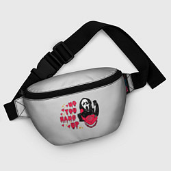 Поясная сумка Крик призрачный разговор, цвет: 3D-принт — фото 2