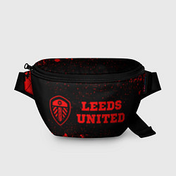 Поясная сумка Leeds United - red gradient по-горизонтали, цвет: 3D-принт