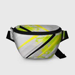 Поясная сумка Color white light green