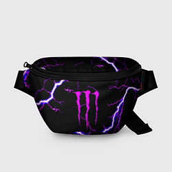 Поясная сумка Monster energy neon storm, цвет: 3D-принт