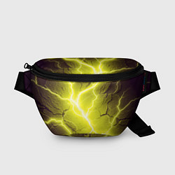 Поясная сумка Color yellow black, цвет: 3D-принт