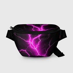 Поясная сумка The color is pink and black, цвет: 3D-принт