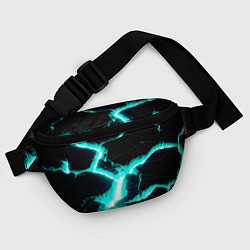 Поясная сумка Color light blue black, цвет: 3D-принт — фото 2