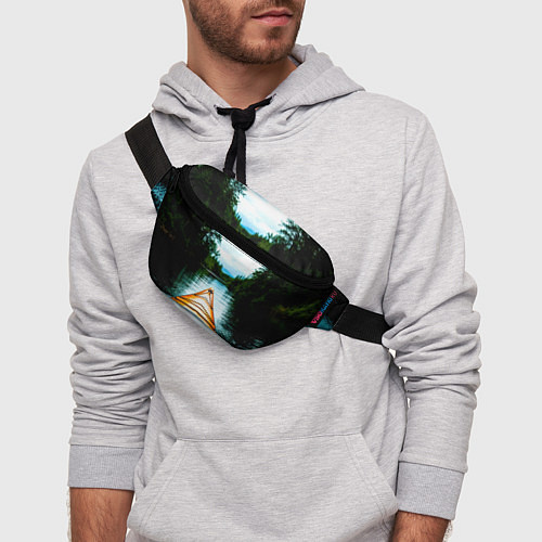 Поясная сумка На байдарке в лесу / 3D-принт – фото 3