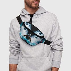 Поясная сумка Плавание брассом в дыму, цвет: 3D-принт — фото 2