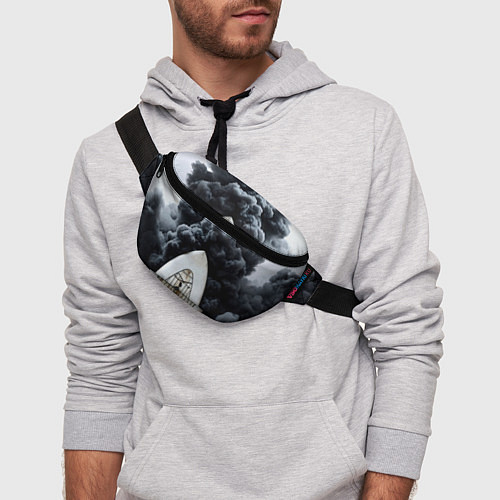 Поясная сумка Сапборд в черном дыму / 3D-принт – фото 3