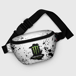 Поясная сумка Monster energy брызги красок, цвет: 3D-принт — фото 2