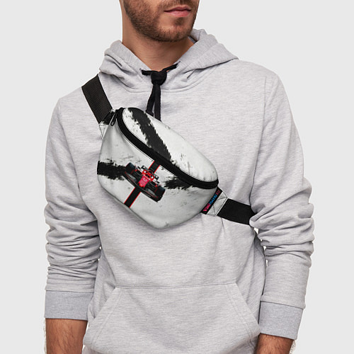 Поясная сумка Формула 1 на белом / 3D-принт – фото 3