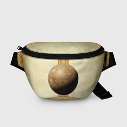 Поясная сумка Ядро для талкания на бежевом, цвет: 3D-принт