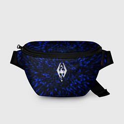 Поясная сумка Skyrim blue energy, цвет: 3D-принт
