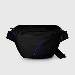 Поясная сумка Color black blue, цвет: 3D-принт