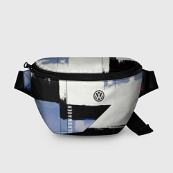 Поясная сумка Volkswagen логотип, цвет: 3D-принт