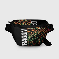Поясная сумка Татуировка дракона ирезуми, цвет: 3D-принт