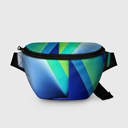 Поясная сумка Color blue green