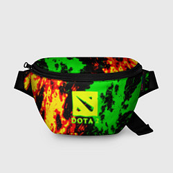 Поясная сумка Dota 2 кислотные краски, цвет: 3D-принт