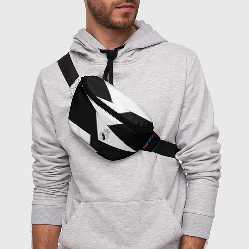 Поясная сумка Real Madrid geometry black / 3D-принт – фото 3