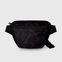 Поясная сумка Color pink line, цвет: 3D-принт