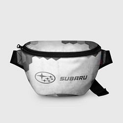 Поясная сумка Subaru - white gradient по-горизонтали, цвет: 3D-принт