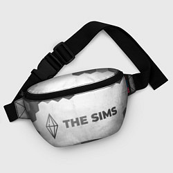 Поясная сумка The Sims - white gradient по-горизонтали, цвет: 3D-принт — фото 2